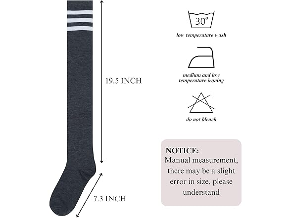 Intgoodluckycc Womens Over The Knee Sock