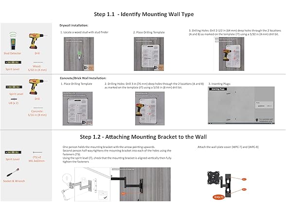 Amazon Basics Full Motion TV Wall Mount