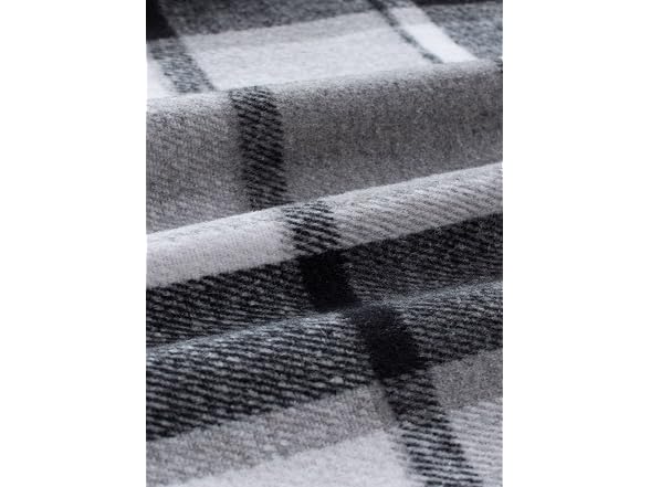 Shewin Women (L) Button Shirt Flannel Jacket