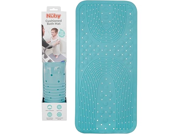 Nuby Cushioned Bath Mat, Your Choice