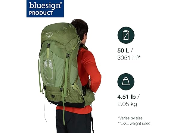 Osprey Atmos AG 50L Men's Backpacking Backpack