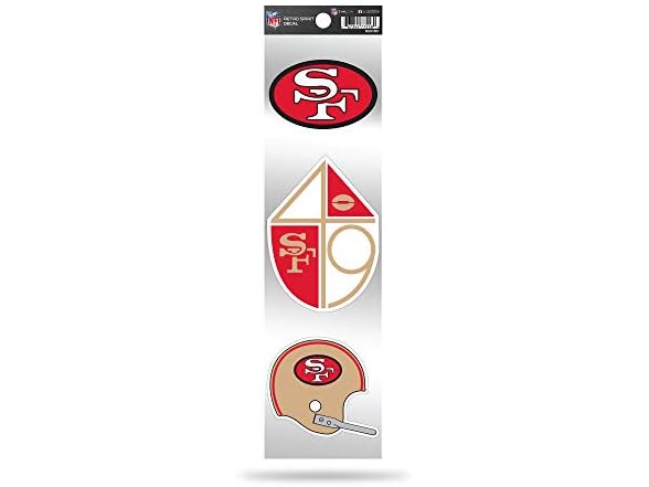 San Francisco 49ers Retro Spirit Decals