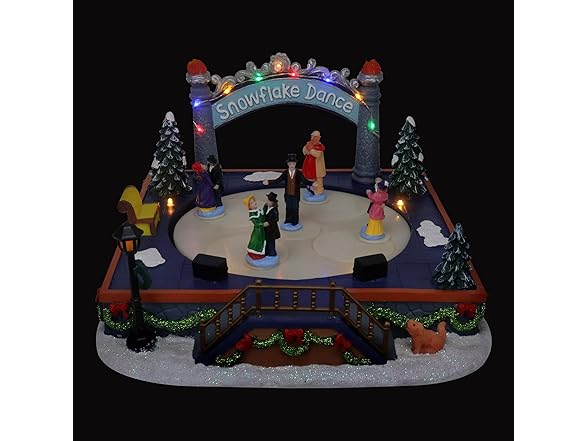 Ballroom Dance Christmas Village Tabletop
