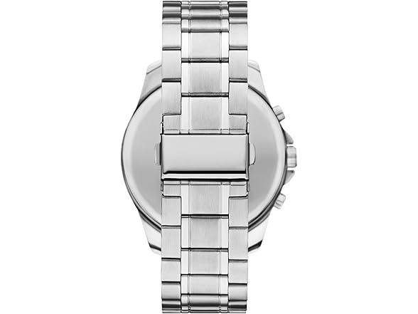 Folio Men's Three-Hand Silver-Tone Watch