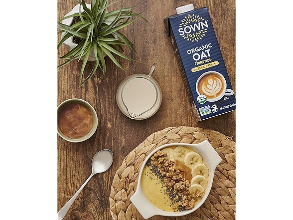 6PK SOWN Organic Oat Creamer Sweet & Creamy