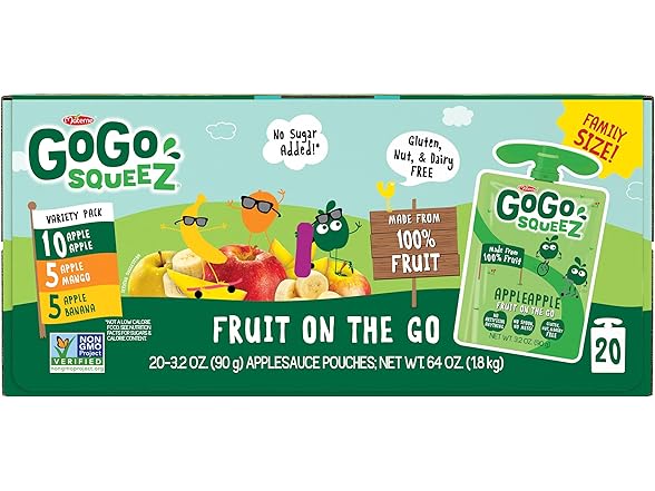 GoGo Squeez Variety 20pk