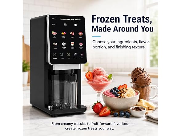 KIKIELF 10-in-1 Ice Cream Maker