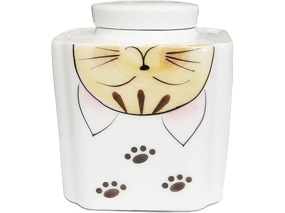 Qiulogfen Orange Animal Print Ceramic