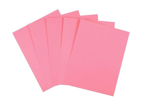 Staples Brights Colored Paper 8 1/2-Inch x 11-Inch Pink Ream