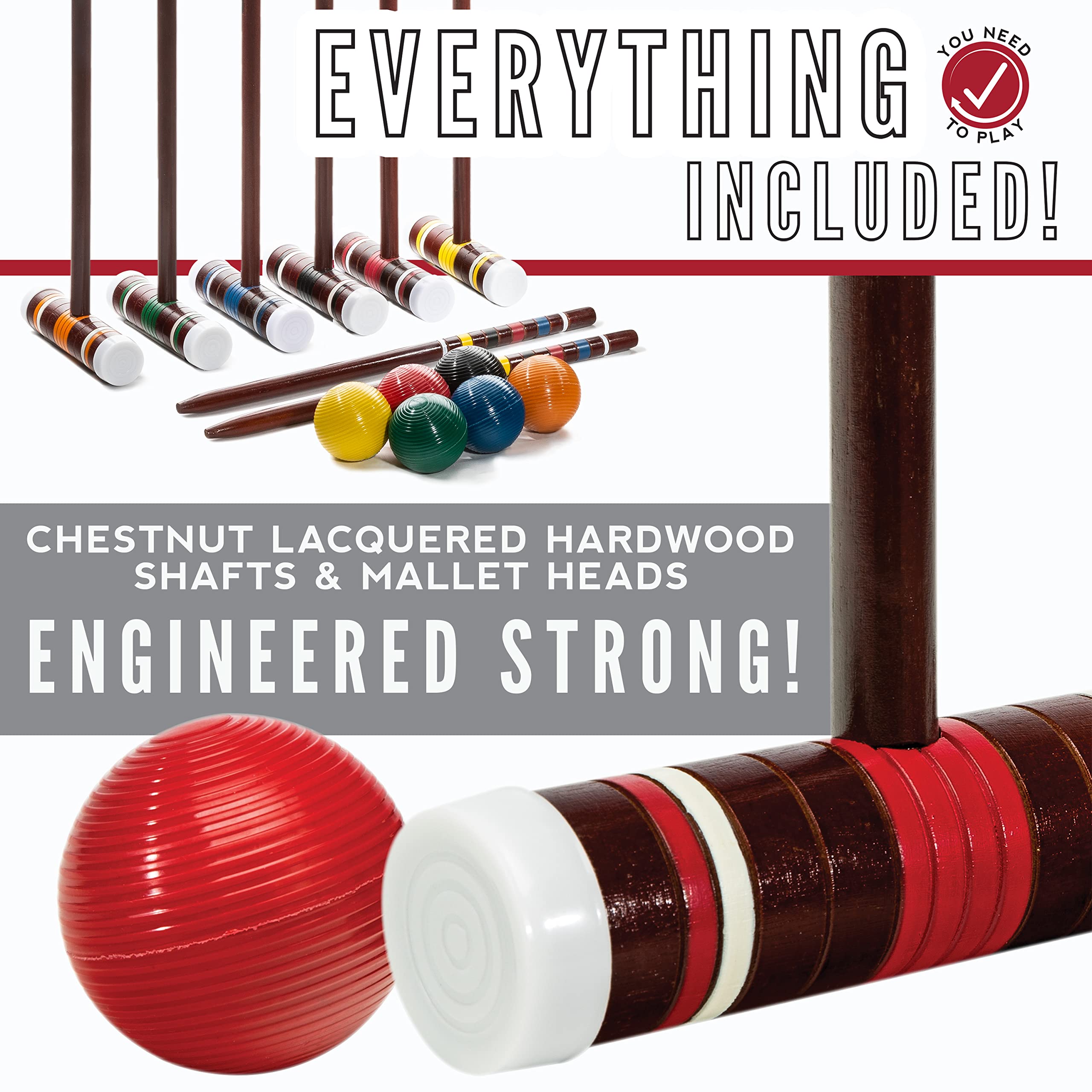 Franklin Sports Intermediate Croquet Set - Gallery 11