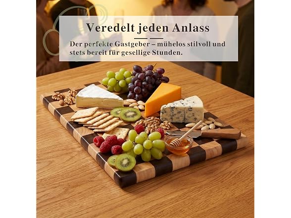 Checkered Cutting Board for Kitchen