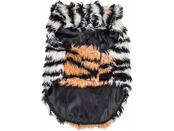 Pet Life ® Tigerbone Faux Tiger Fur Dog Coat