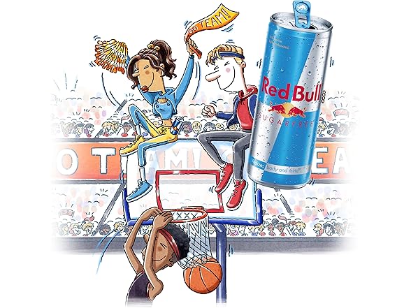 Red Bull Sugar Free Energy Drink, 8.4 Fl Oz, 4 Cans