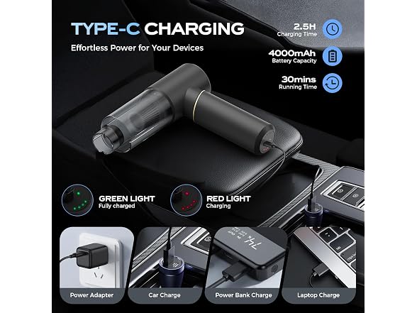 BSRCO Brushless Handheld Vacuum