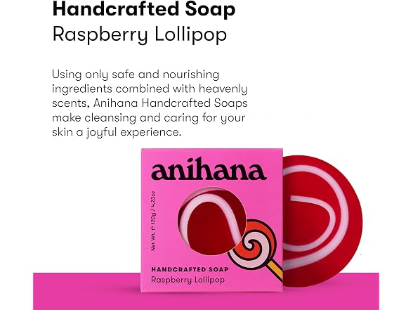 ANIHANA Handcrafted Soap with Coconut Oil Gentle