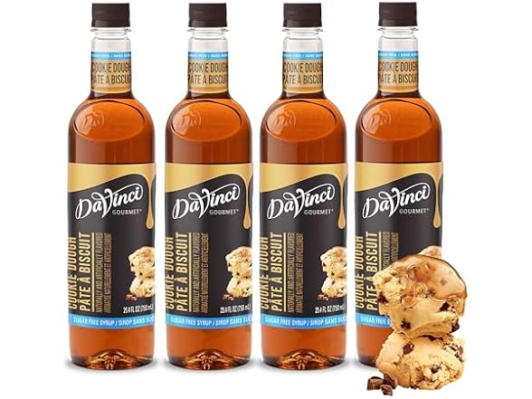 DaVinci Cookie Dough Syrup 25.4oz (4pk)