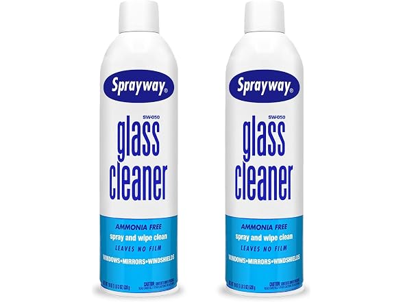 Sprayway Glass Cleaner Spray 19 Oz 2Pk
