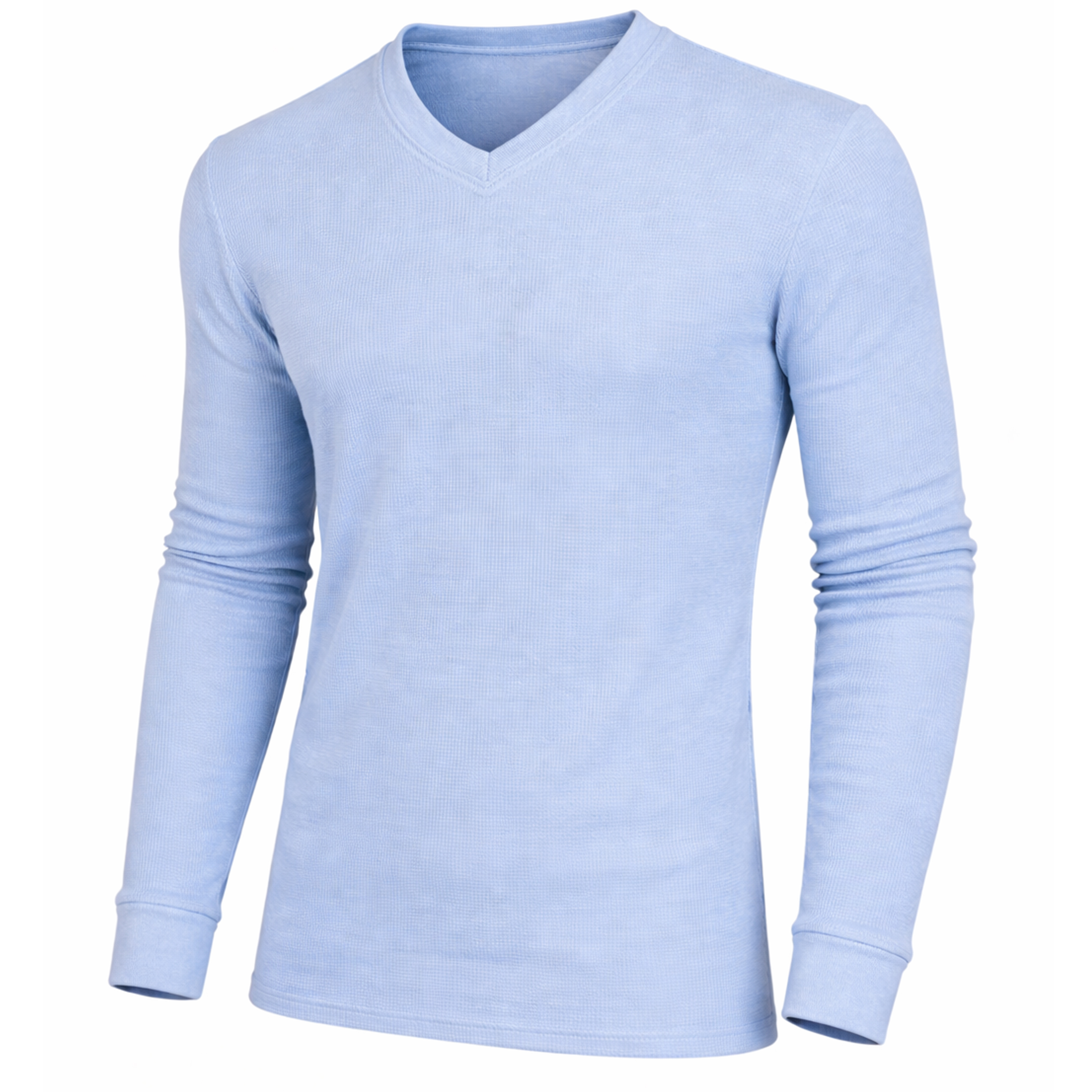 3Pk Mens L/S Thermal V-Neck Shirt - Gallery 20