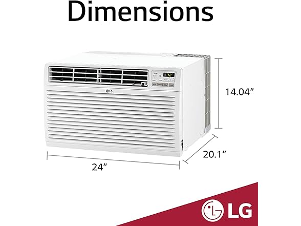 LG LT1033HNR 10,000 BTU 230/208V Through-the-Wall AC