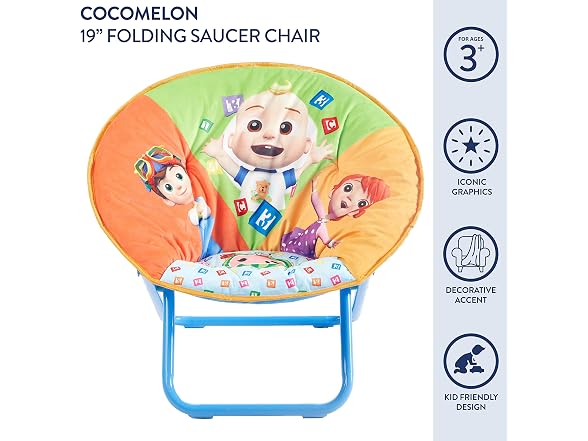 Idea Nuova Cocomelon Saucer Chair