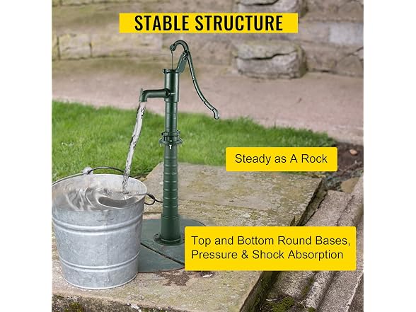 Antique Hand Water Pump Stand Pitcher Pump 3563