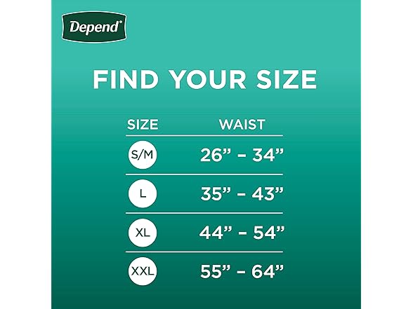 Depend FIT-FLEX Incontinence Underwear for Men