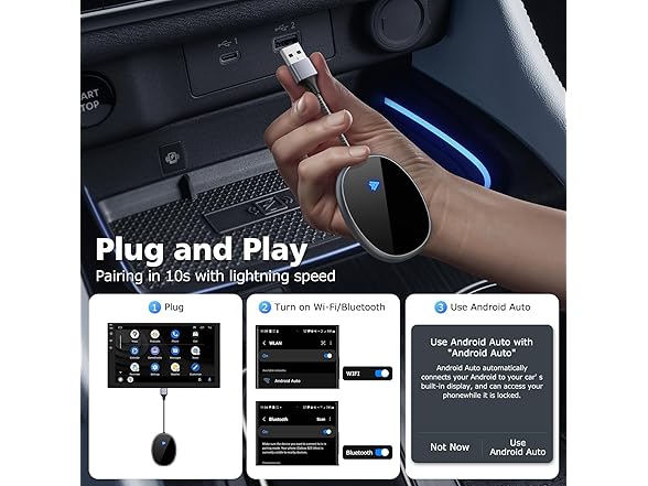 Wireless Android Auto Car Adapter