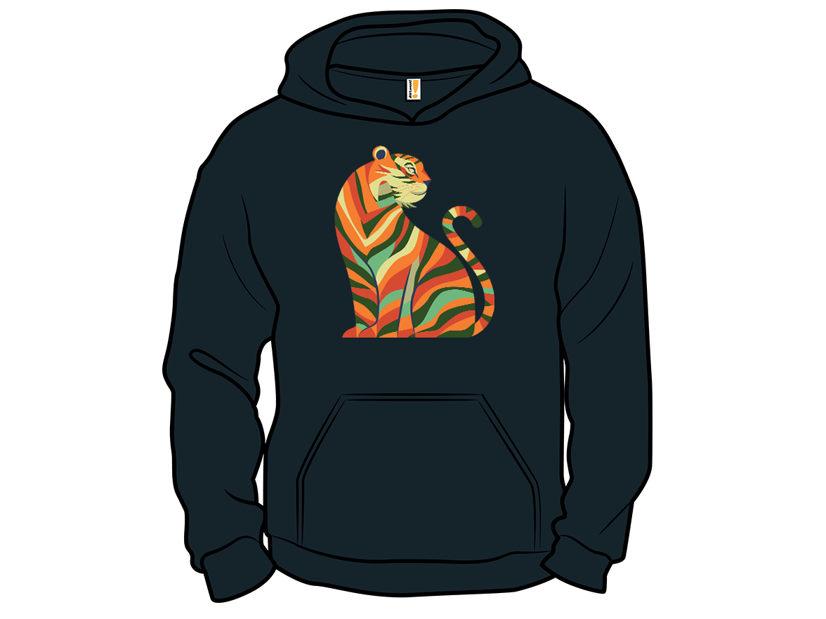 Abstract Tiger Sitting - Gallery 12