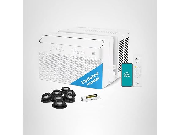 Midea 12000 BTU U-Shaped Smart Window AC 550 Sq Ft