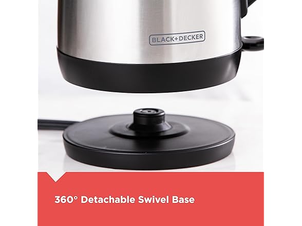 BLACK+DECKER 1.7L Cordless Electric Kettle