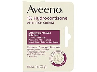 $2.99, Was $5.44, 45% Off! Aveeno Maximum Strength 1% Hydrocortisone Anti-Itch Cream dealfomo
