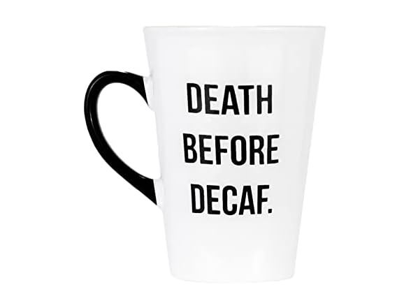 Amici 20 OzDeath Before Decaf Mug