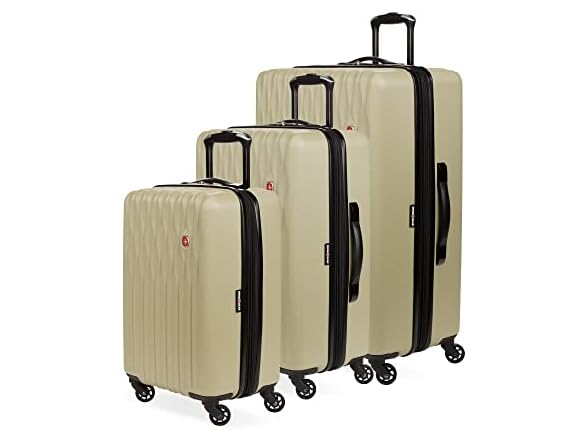 SwissGear 8018 Expandable Luggage Set, 3-Piece