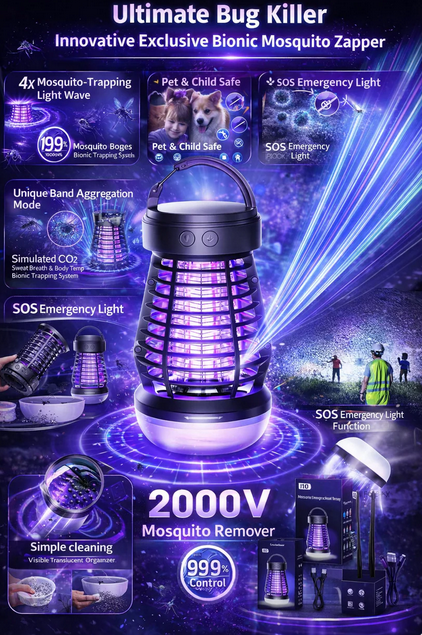 BH-1060 3 in 1 Outdoor & Indoor Bug Zapper 7hrs - Gallery 20