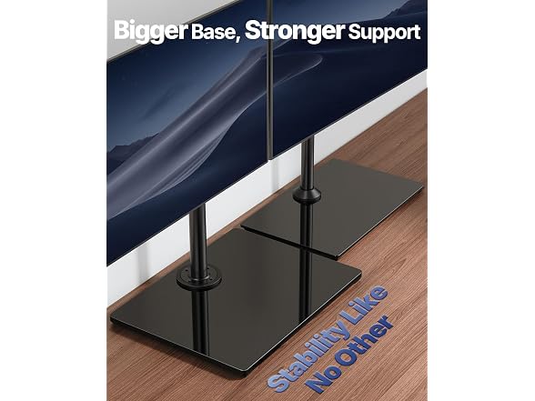 HUANUO Free Standing Dual Monitor Stand