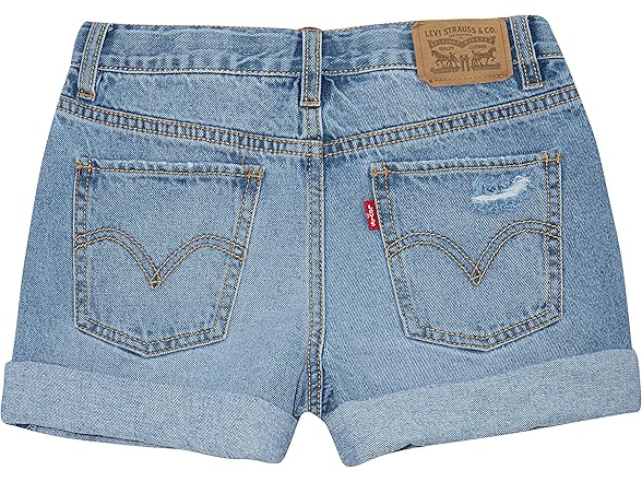 Levis Girls Girlfriend Fit Shorts