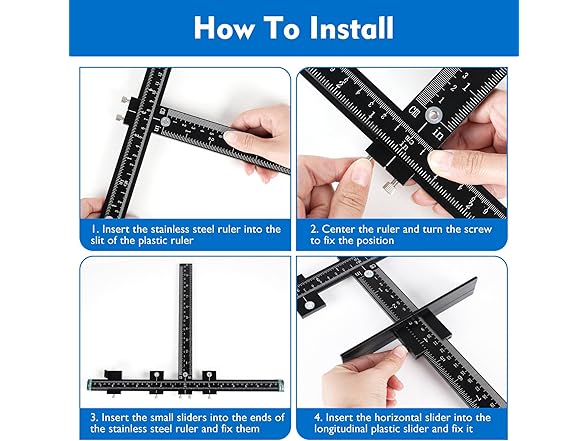 Aluminum Cabinet Hardware Jig, Punch Drill Guide