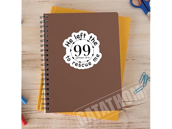 He Left The 99 to Rescue Me Stickers