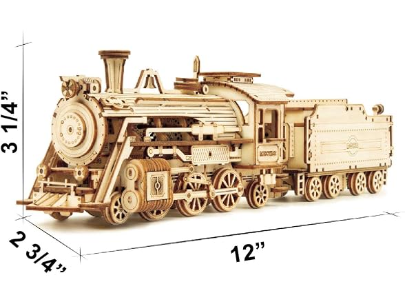 ROBOTIME Locomotive Prime Steam Express Wooden H