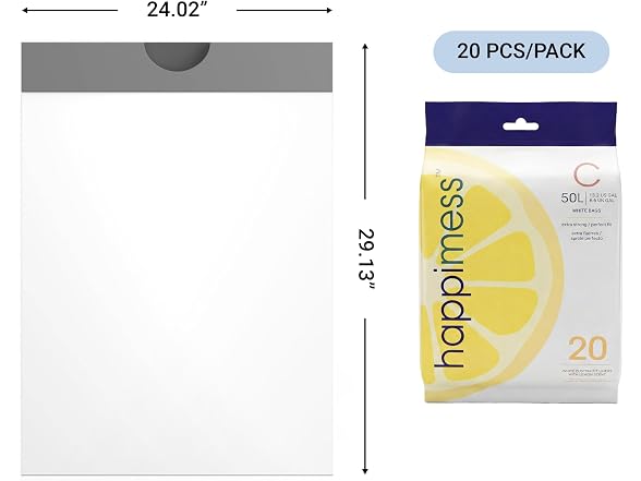 happimess Douglas 20-Count Lemon 13.2