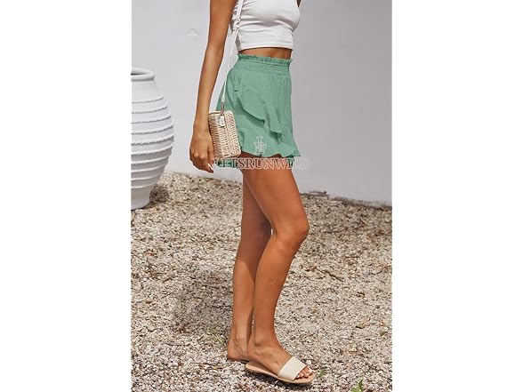 Letsrunwild Girls (L) Mini Skirt Skort High Shorts