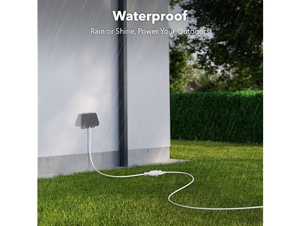 BN-LINK 9ft Outdoor Extension Cord, 3-Prong, 16 Gauge