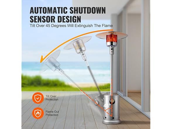 VEVOR 50000BTU Patio Heater