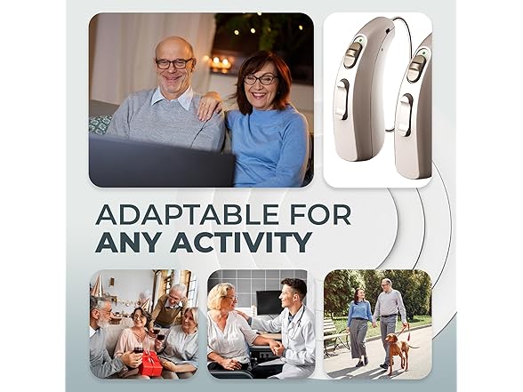 Linner Clarity OTC Hearing Aids Beige Gold