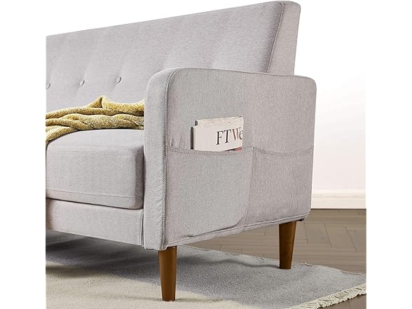 Mellow Adair Mid-Century Modern Loveseat