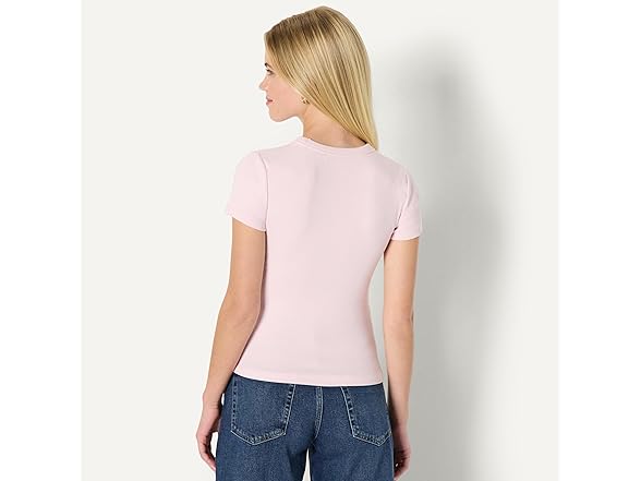 AE Womens SlimFit Stretch Rib SS Tee