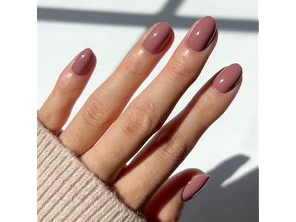 Glamnetic Press On Nails - Fall Mauve