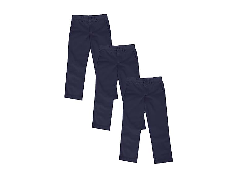 Boys 3PK Super Stretch Chino Pants - Gallery 7