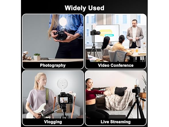 Hagibis LED Video Light, 2500mAh Rechargeable