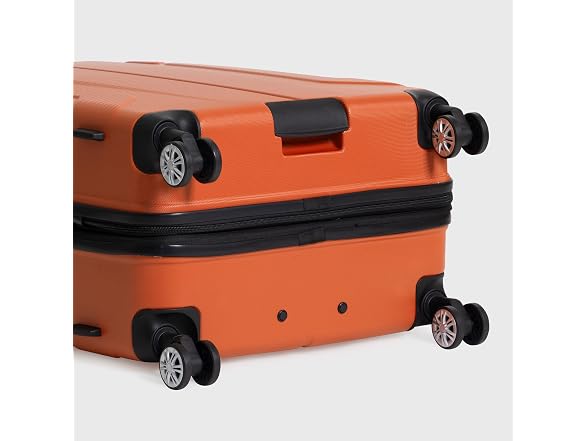 Derby Spinner Travel Upright Luggage, Mandarin, 28-Inch Checked